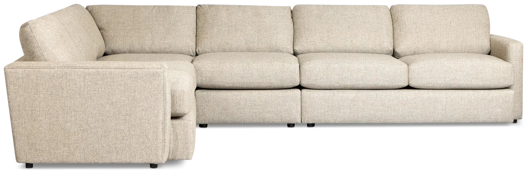 Maxwell Dark Gray Fabric Medium Two-arm Sectional Maxwell Dark Gray Fabric Medium Two-arm Sectional