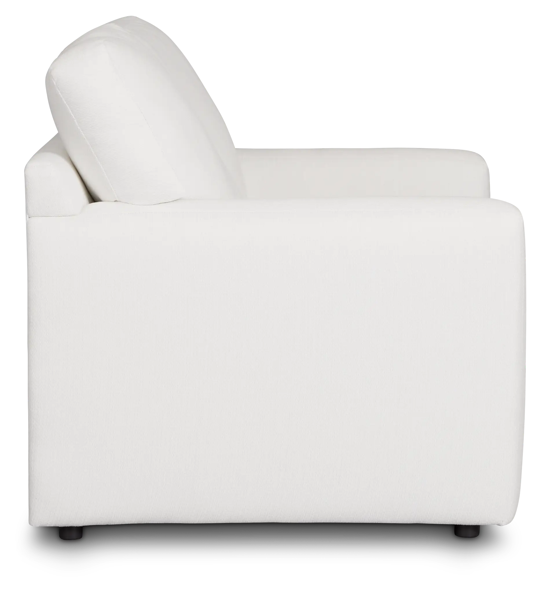 Rhodes White Fabric Loveseat Rhodes White Fabric Loveseat