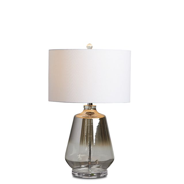 Adara Silver Table Lamp