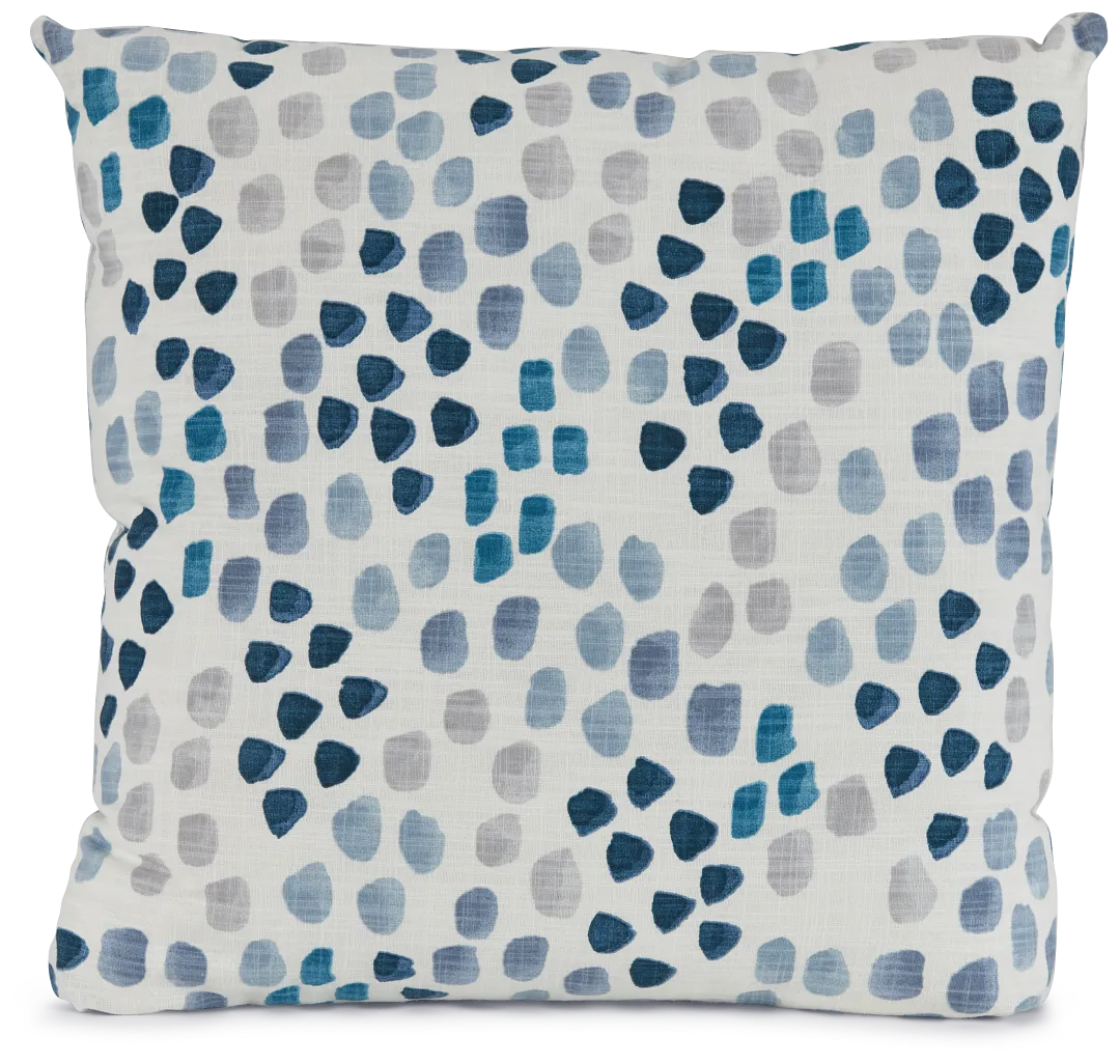 Pfeifer Blue 18" Accent Pillow