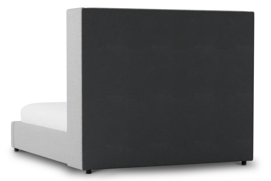 Captiva Suave Gray 60" Upholstered Shelter Bed