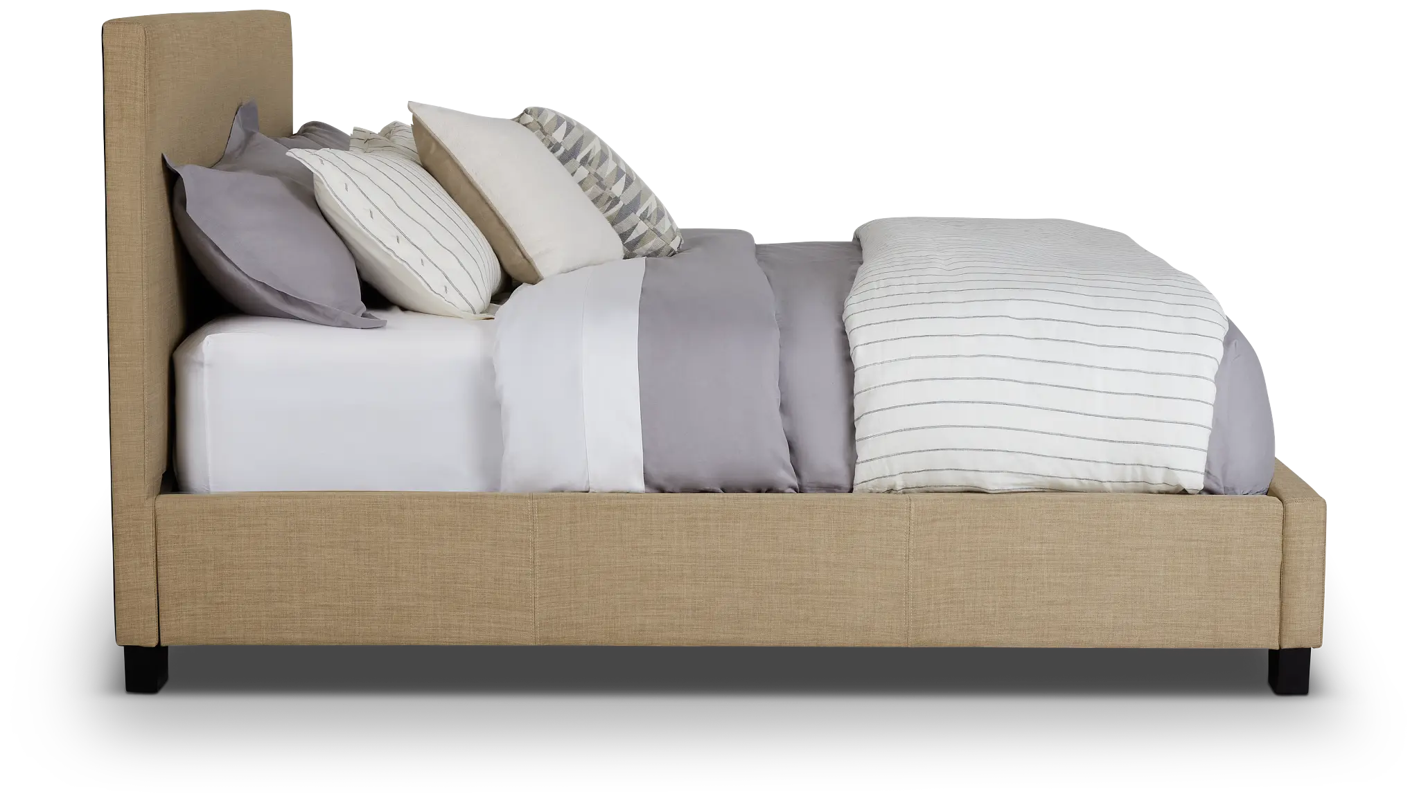 Madden Taupe Uph Platform Bed Madden Taupe Uph Platform Bed