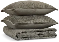 Barin Light Green Coverlet Set