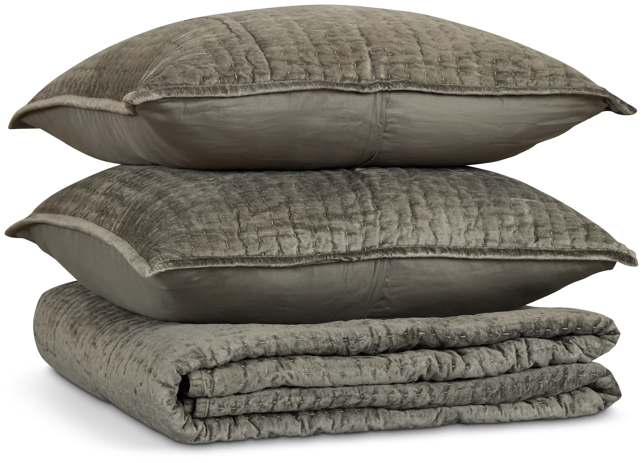 Barin Light Green Coverlet Set