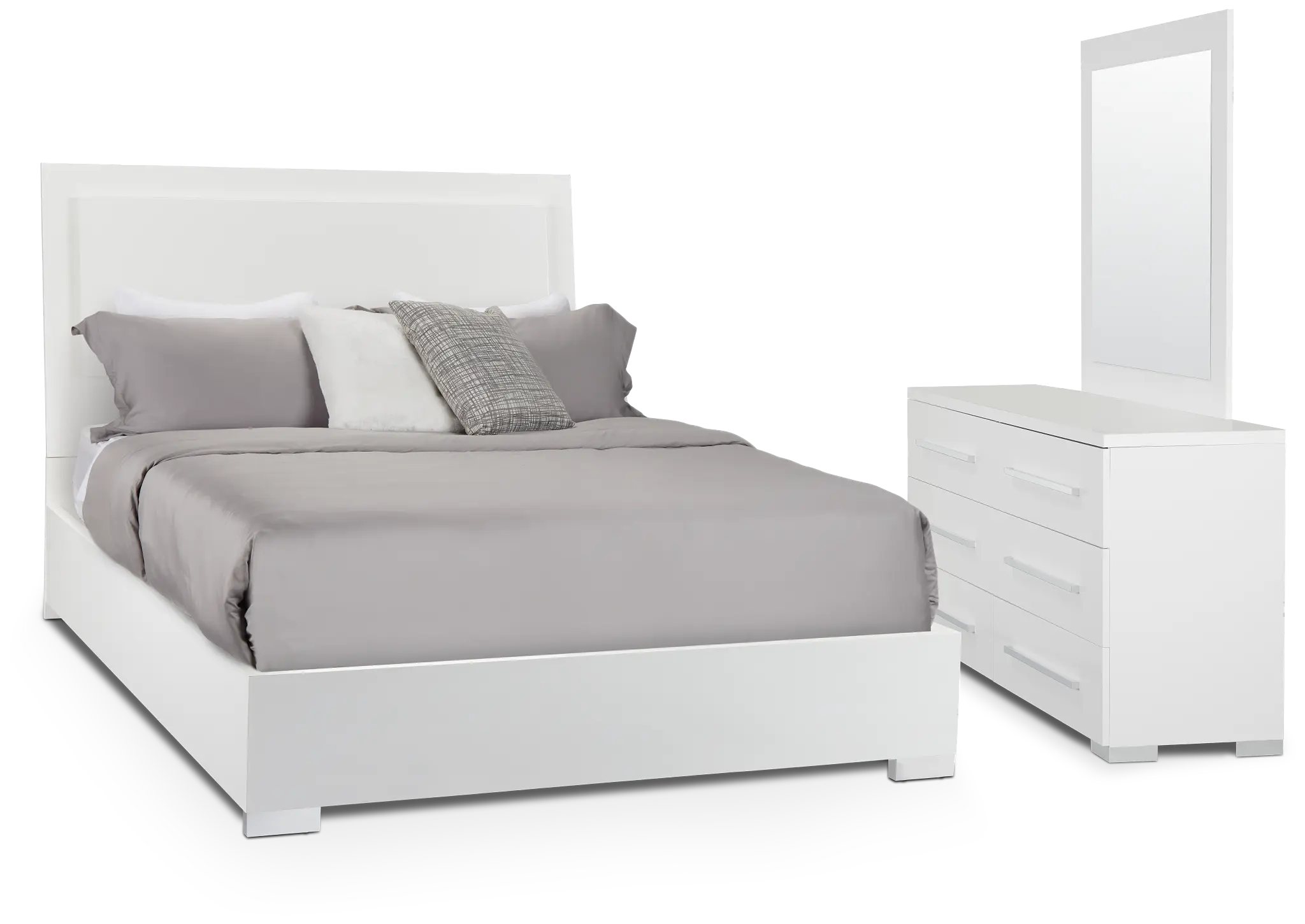 Verona White Platform Bedroom Verona White Platform Bedroom