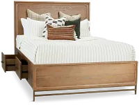Provo Mid Tone Panel Storage Bed