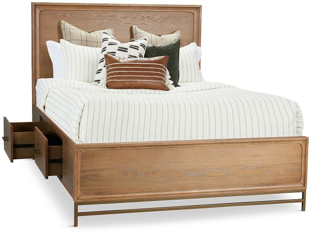 Provo Mid Tone Panel Storage Bed