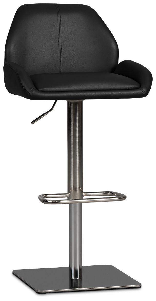 Fairfax Black Uph Adjustable Stool
