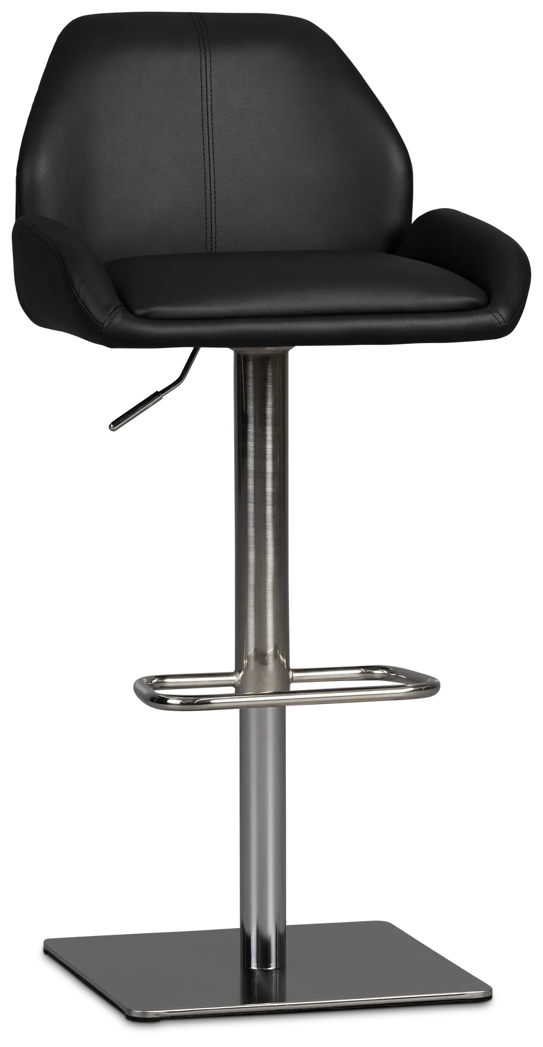 Fairfax Black Uph Adjustable Stool