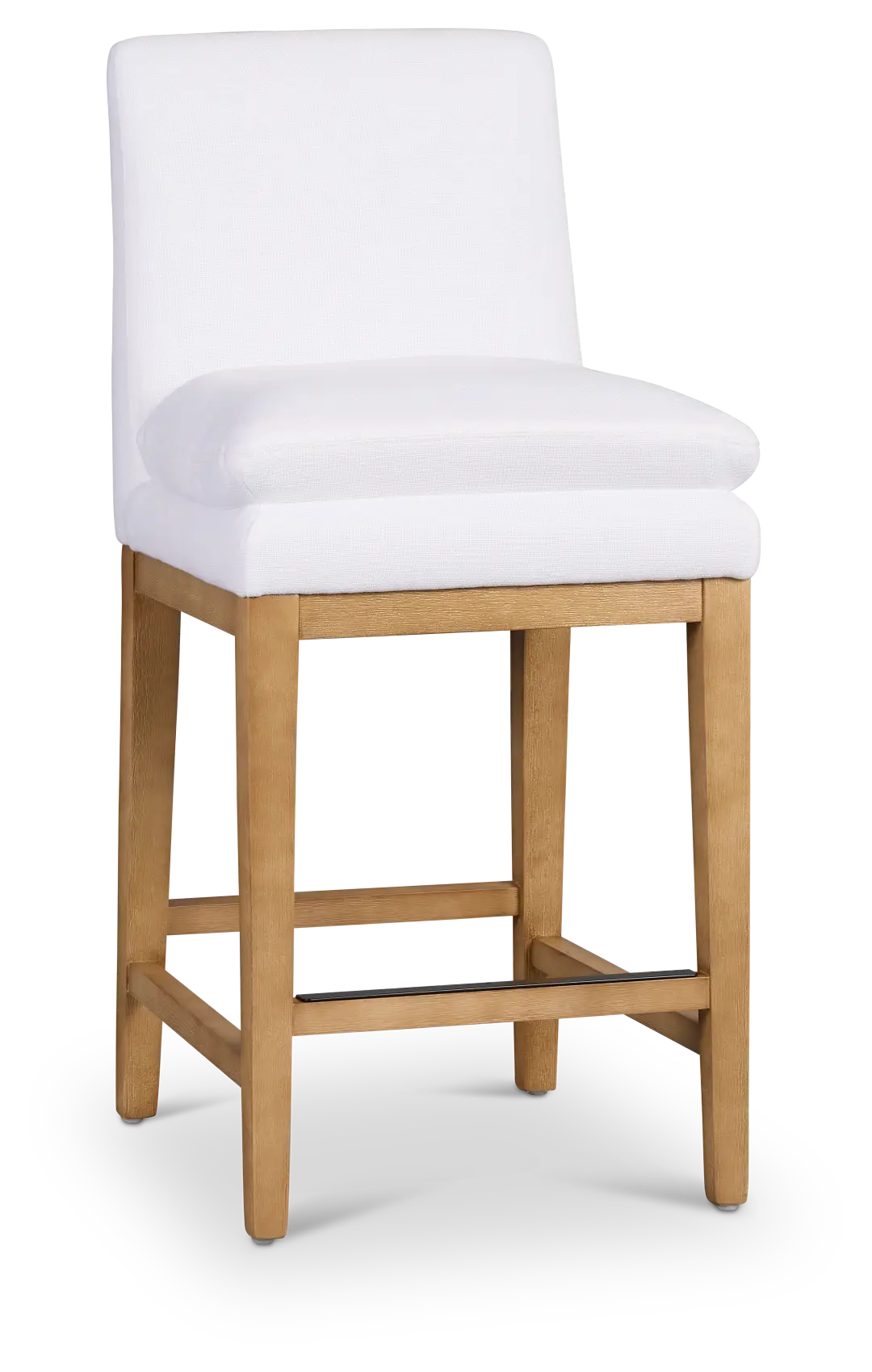 Willow Whitefabric 24" Upholstered Barstool Willow Whitefabric 24" Upholstered Barstool