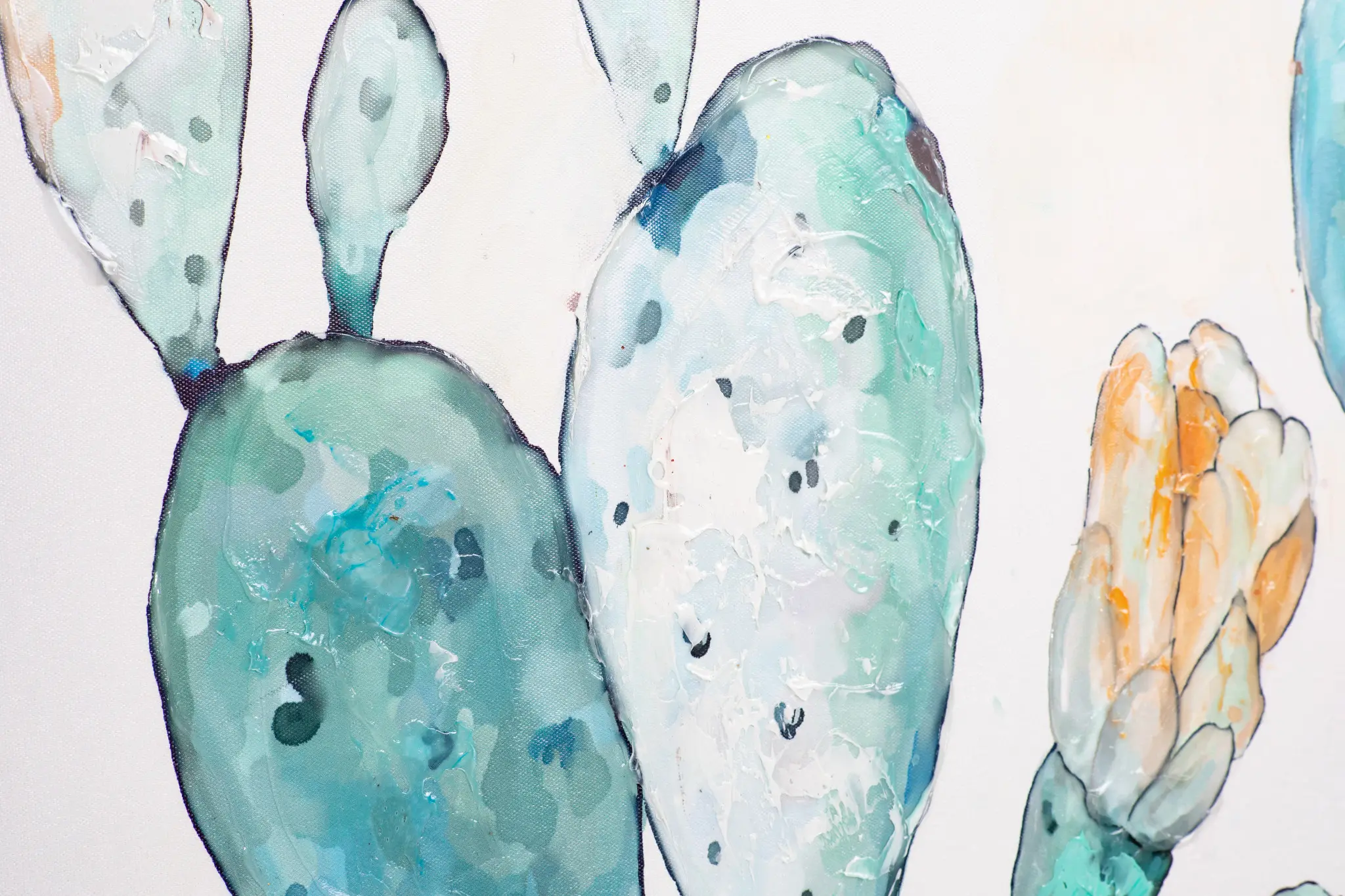 Thorn Multicolored Canvas Wall Art Thorn Multicolored Canvas Wall Art