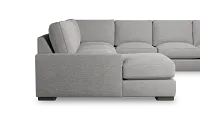 Edgewater Victory Gray Large Left Chaise Sectional