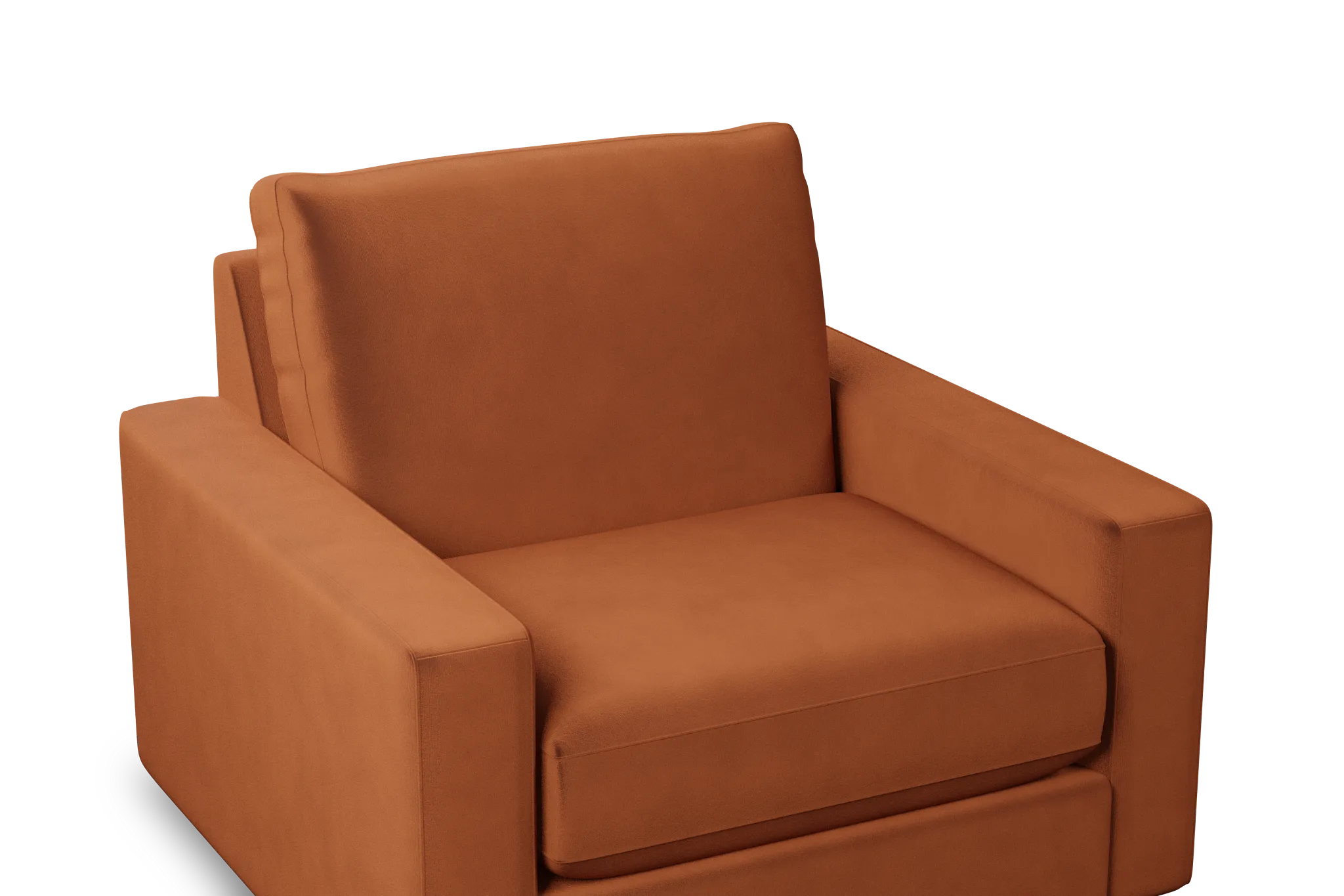 Edgewater Joya Orange Swivel Chair