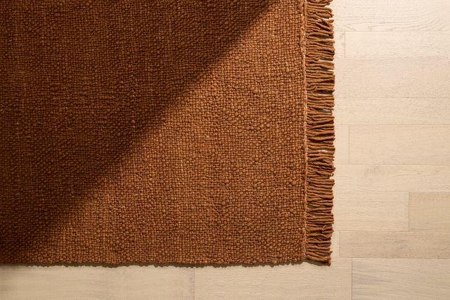 Tima Medium Brown 5x8 Area Rug