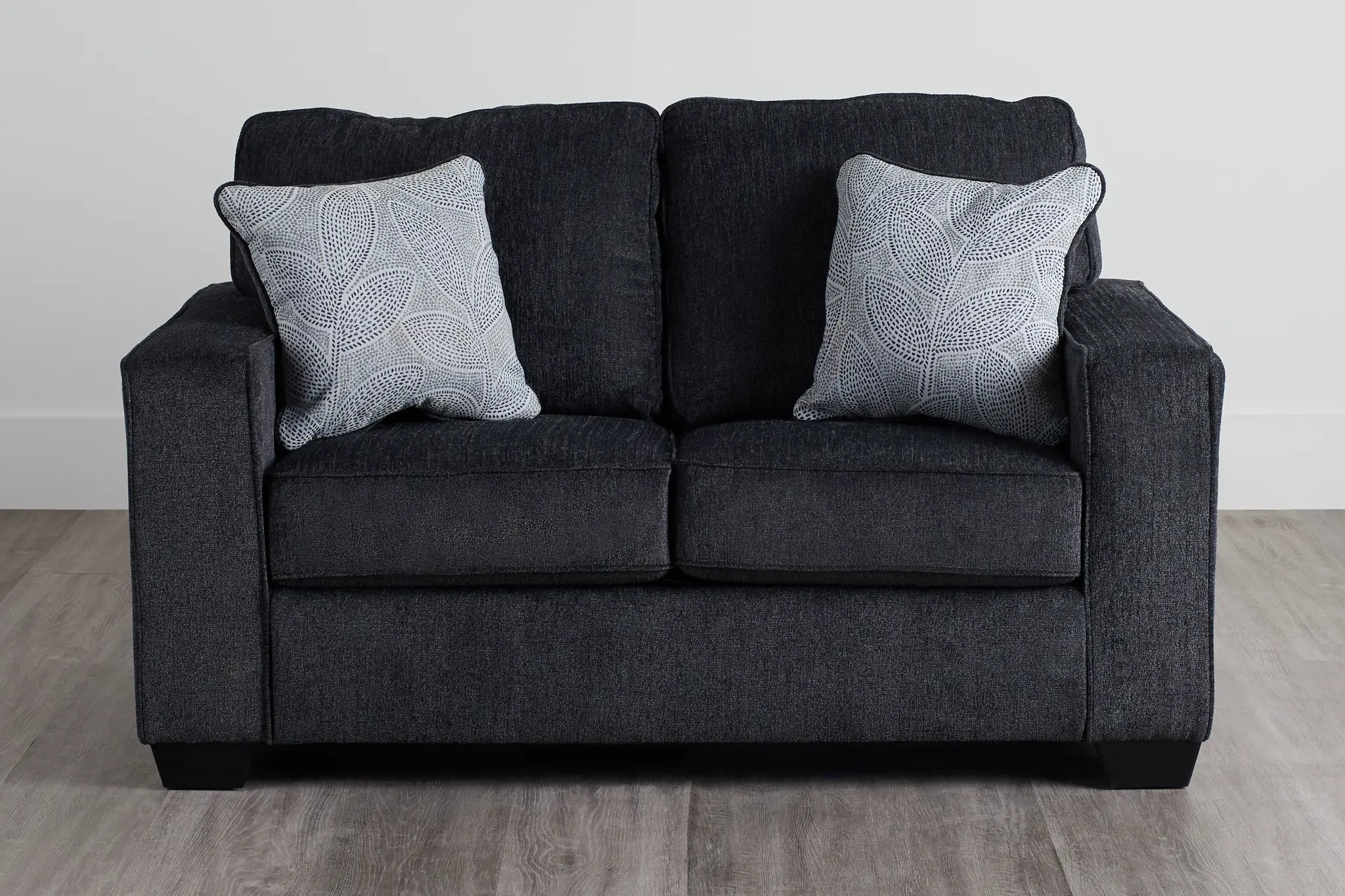 Altari Dark Gray Micro Loveseat Altari Dark Gray Micro Loveseat