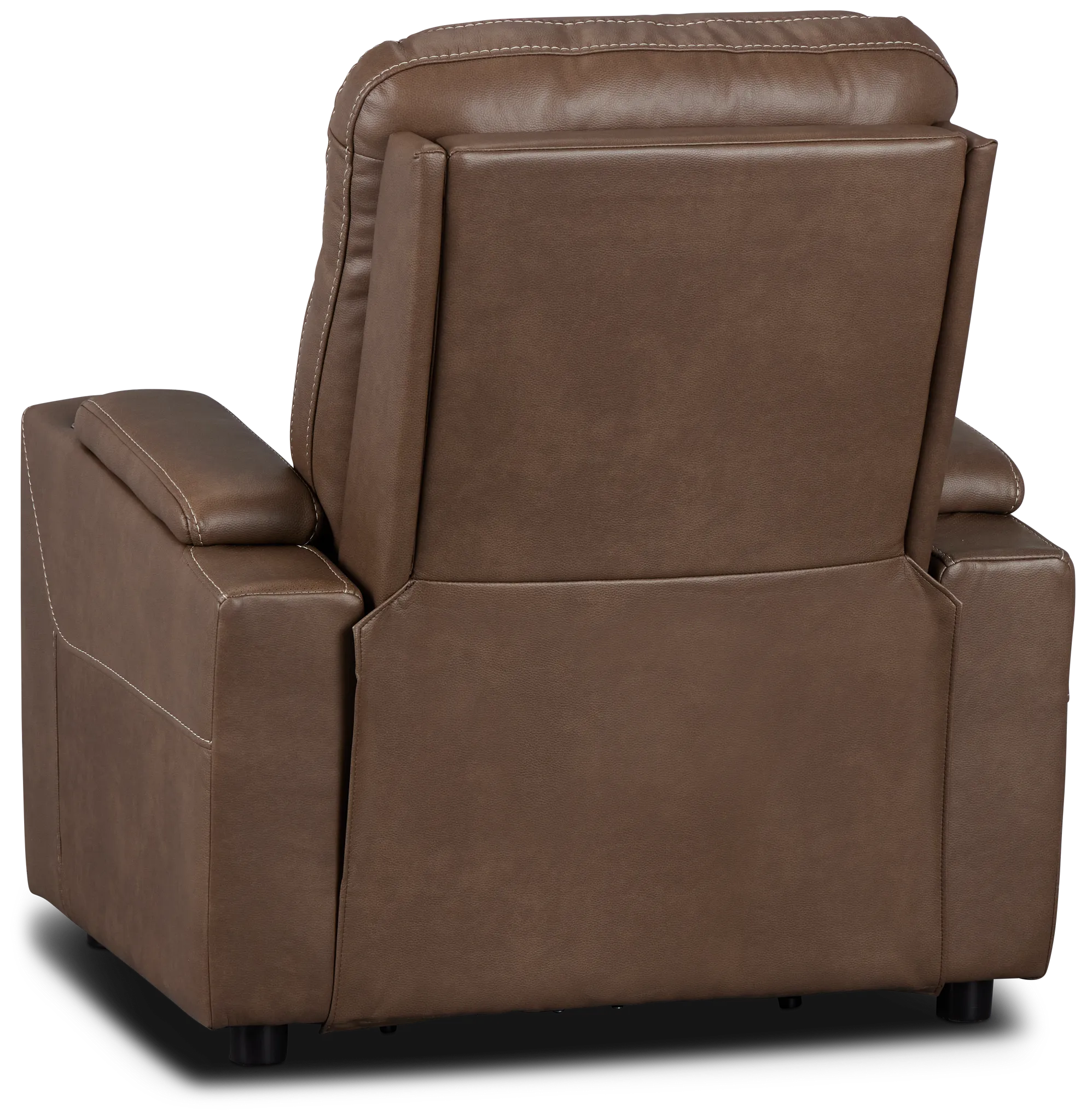 Vantage Dark Taupe Micro Power Recliner