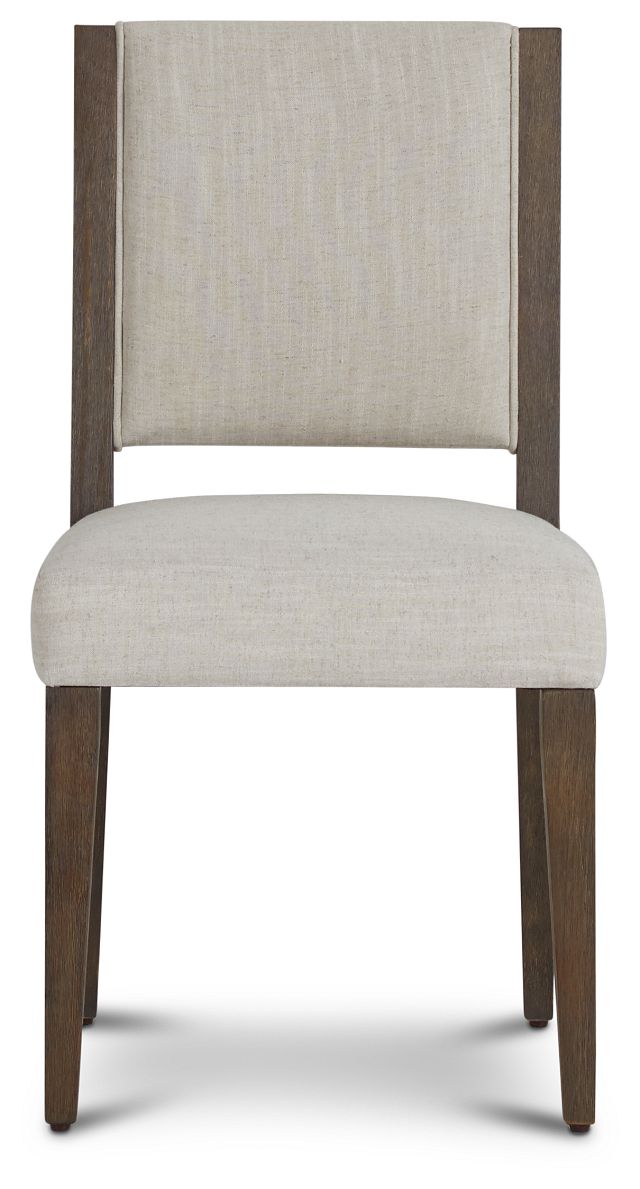 Oakland Dark Tone Upholstered Side Chair (2)