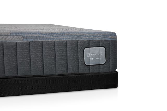Kevin Charles By Sealy Hybrid Medium Low-profile Mattress Set