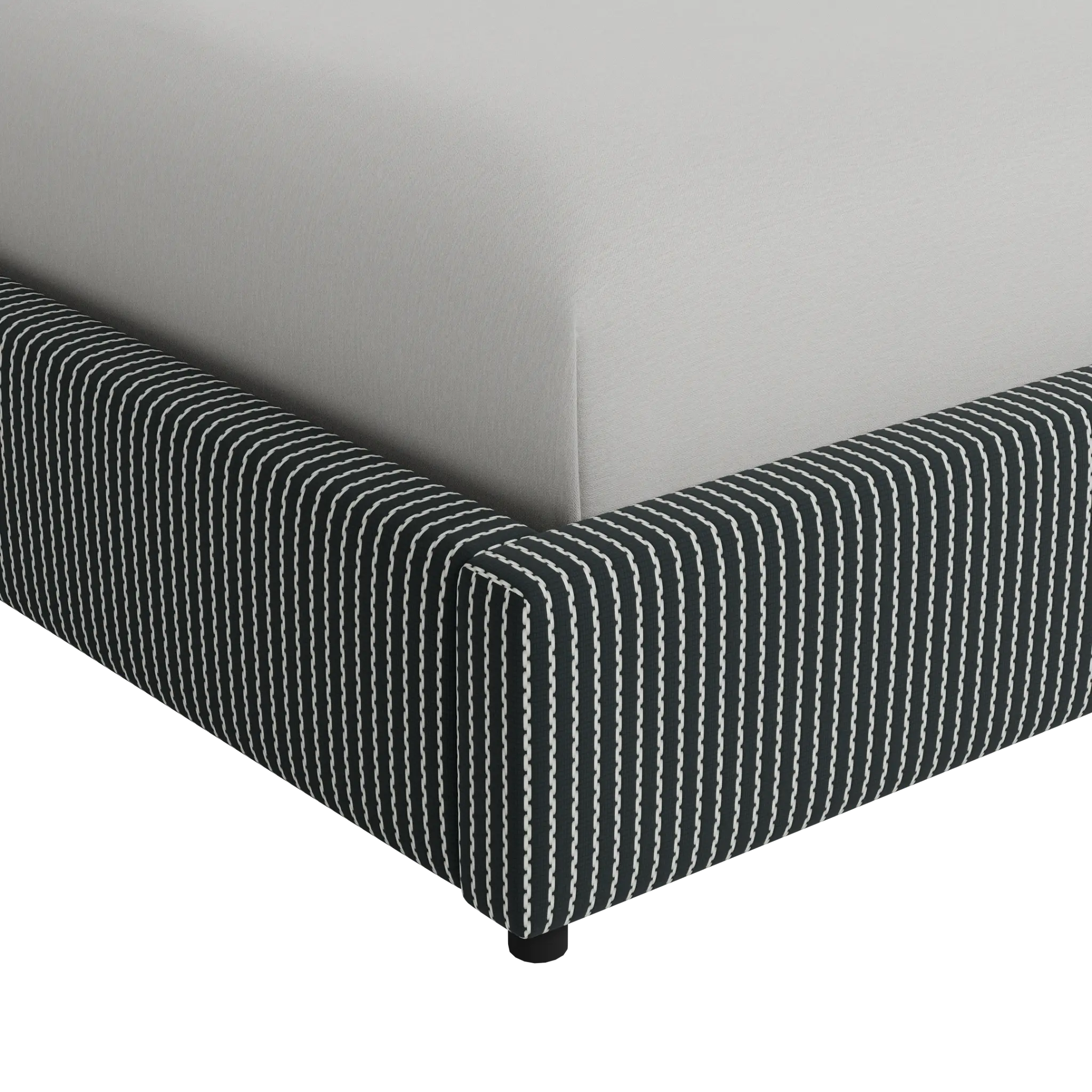 Grayton Lucy Navy 54" Upholstered Platform Bed Grayton Lucy Navy 54" Upholstered Platform Bed