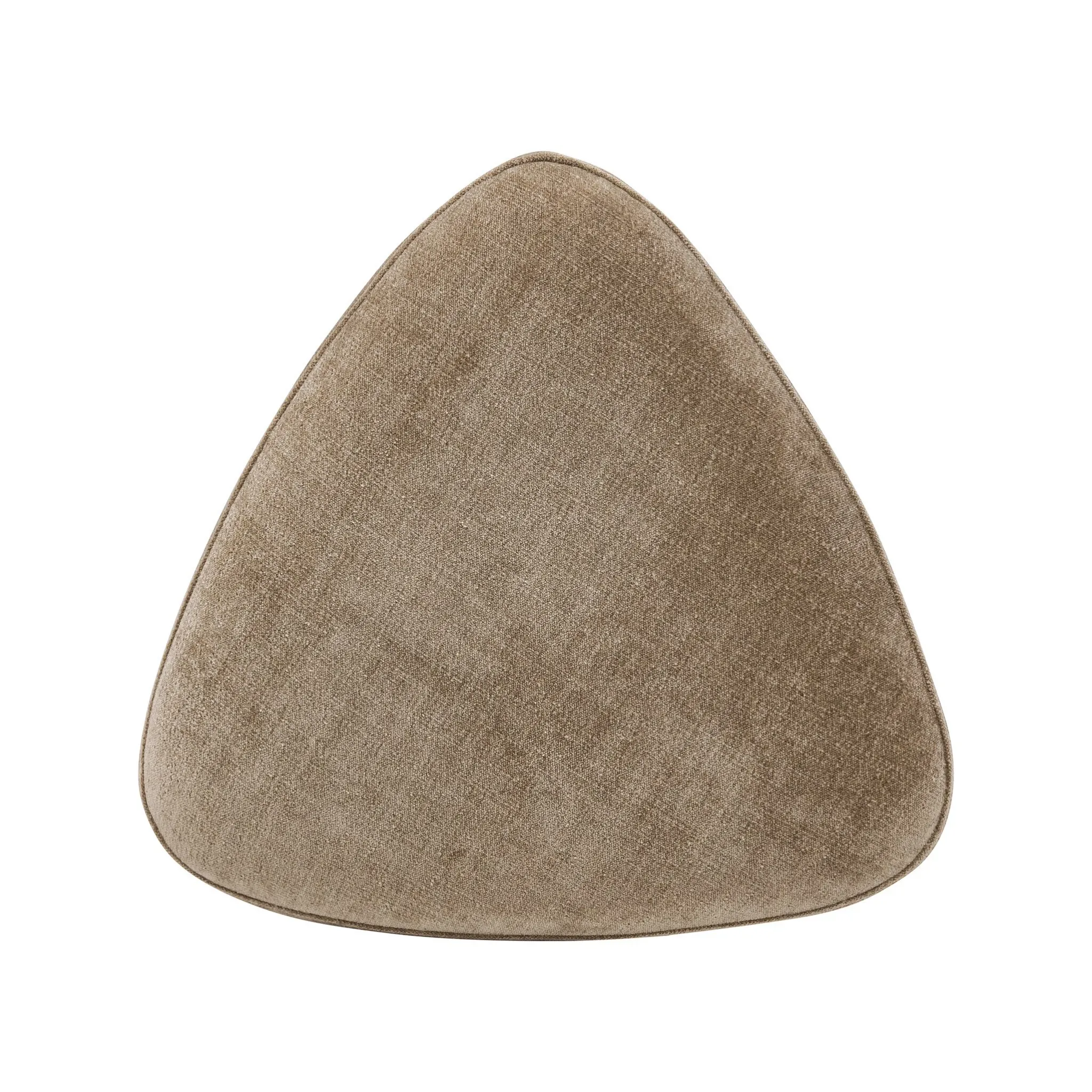Four Hands Dali Beige Velvet Accent Ottoman