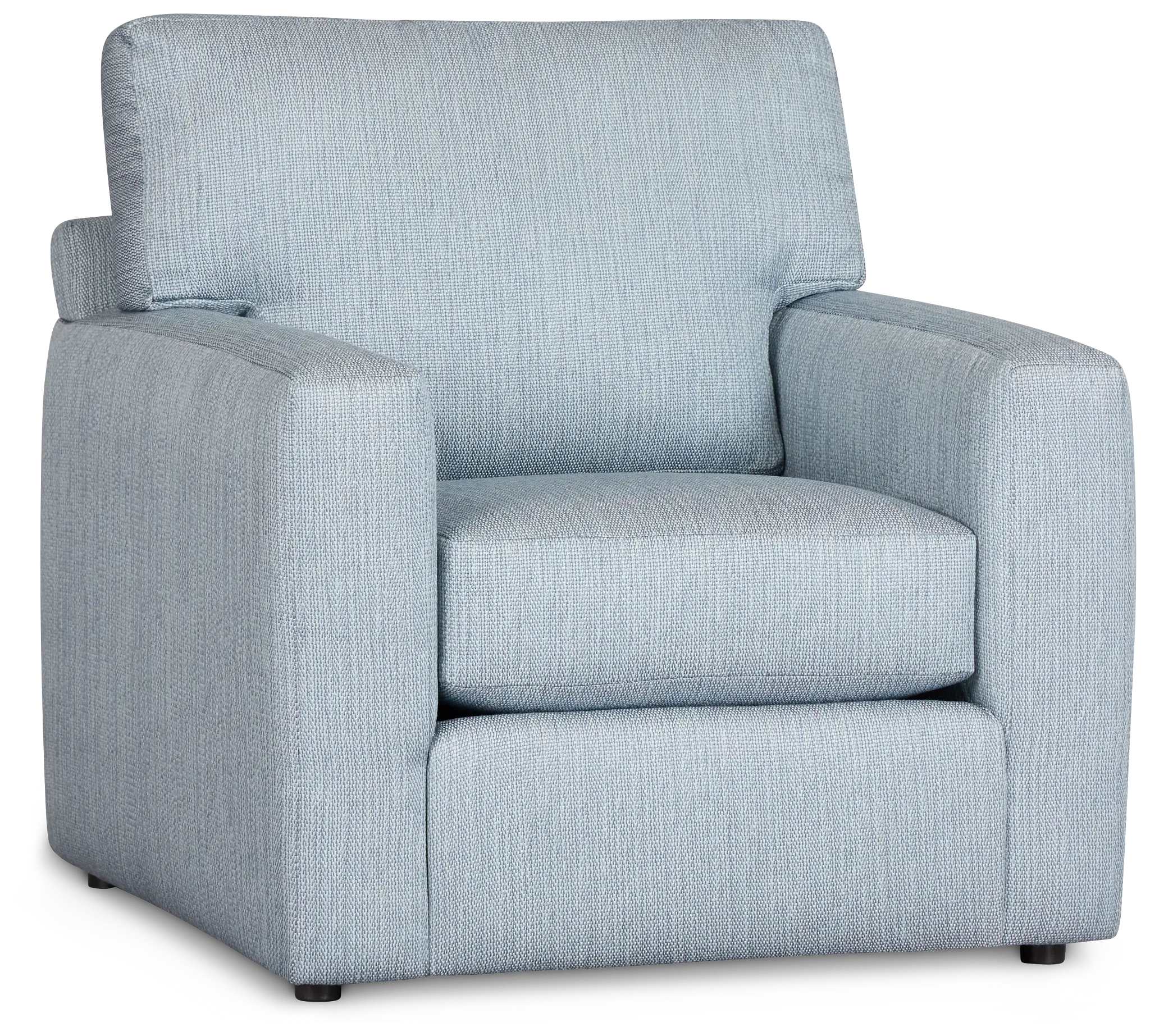 Rhodes Light Blue Fabric Chair Rhodes Light Blue Fabric Chair