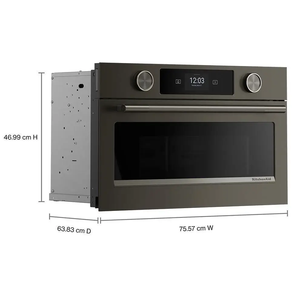 Kitchenaid 730 Series Black Built-in Microwave Kitchenaid 730 Series Black Built-in Microwave