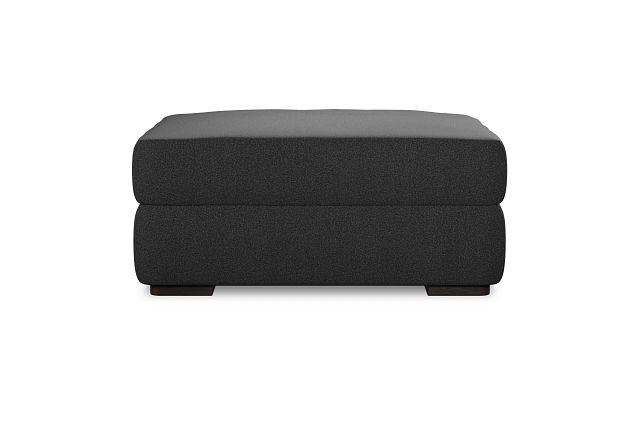 Edgewater Delray Dark Gray Ottoman