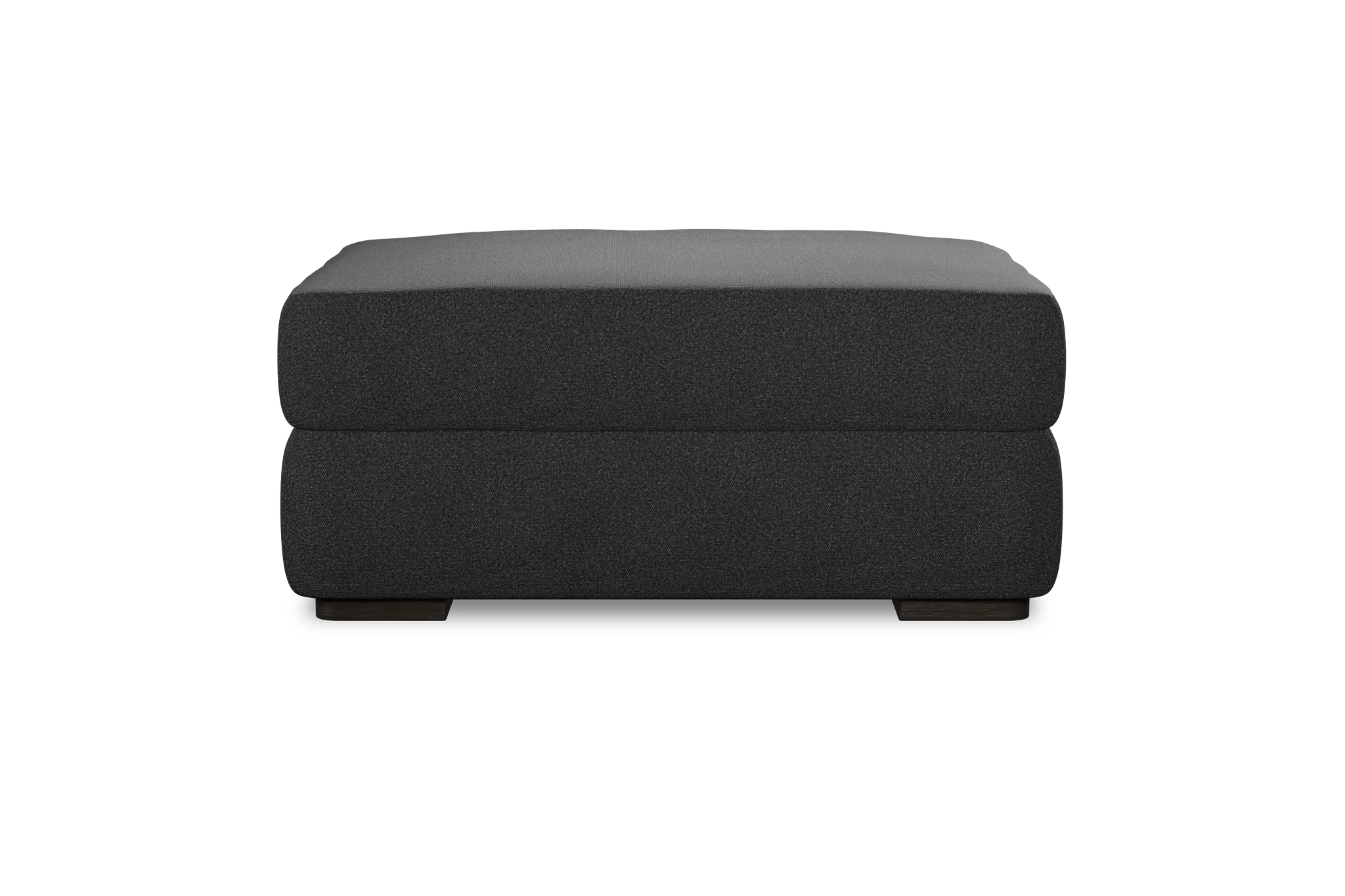 Edgewater Delray Dark Gray Ottoman