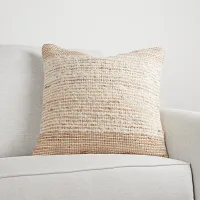 Tarsi Ivory 22" Accent Pillow
