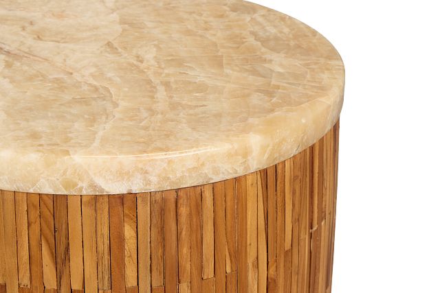 Haven Mid Tone Round End Table