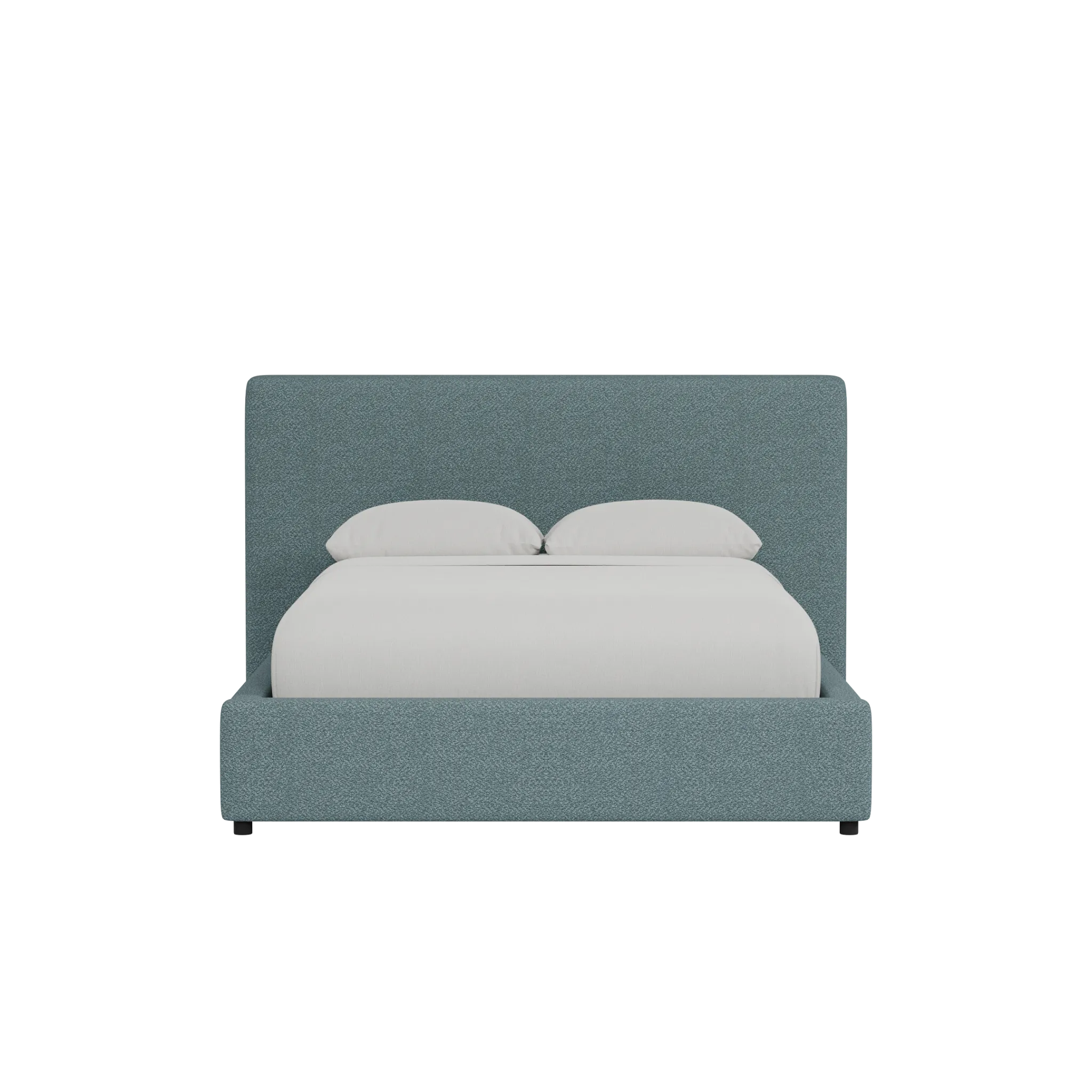 Grayton Sutton Blue 48" Upholstered Platform Bed