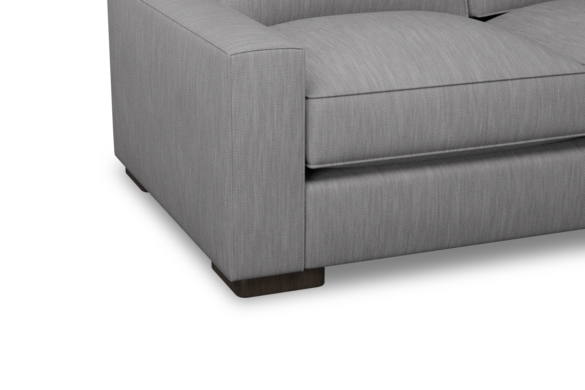 Edgewater Revenue Gray Medium Right Chaise Sectional