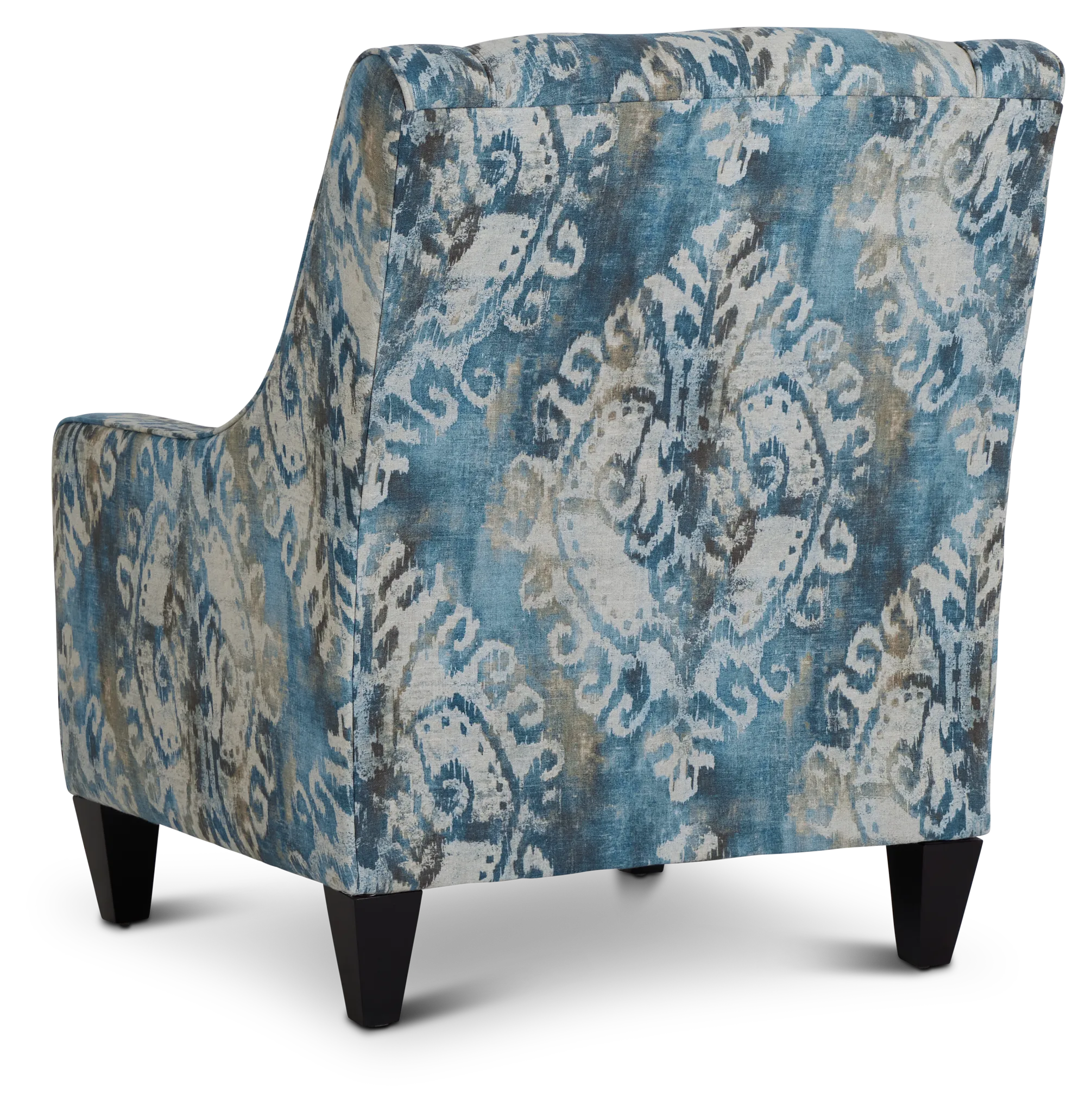 Soledad Blue Fabric Accent Chair