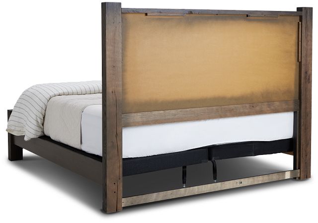 Salt Lake Dark Tone Poster Bed