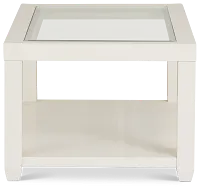 Hurley White Rectangular Coffee Table