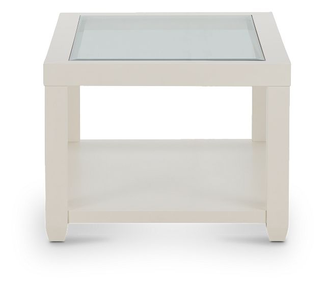 Hurley White Rectangular Coffee Table