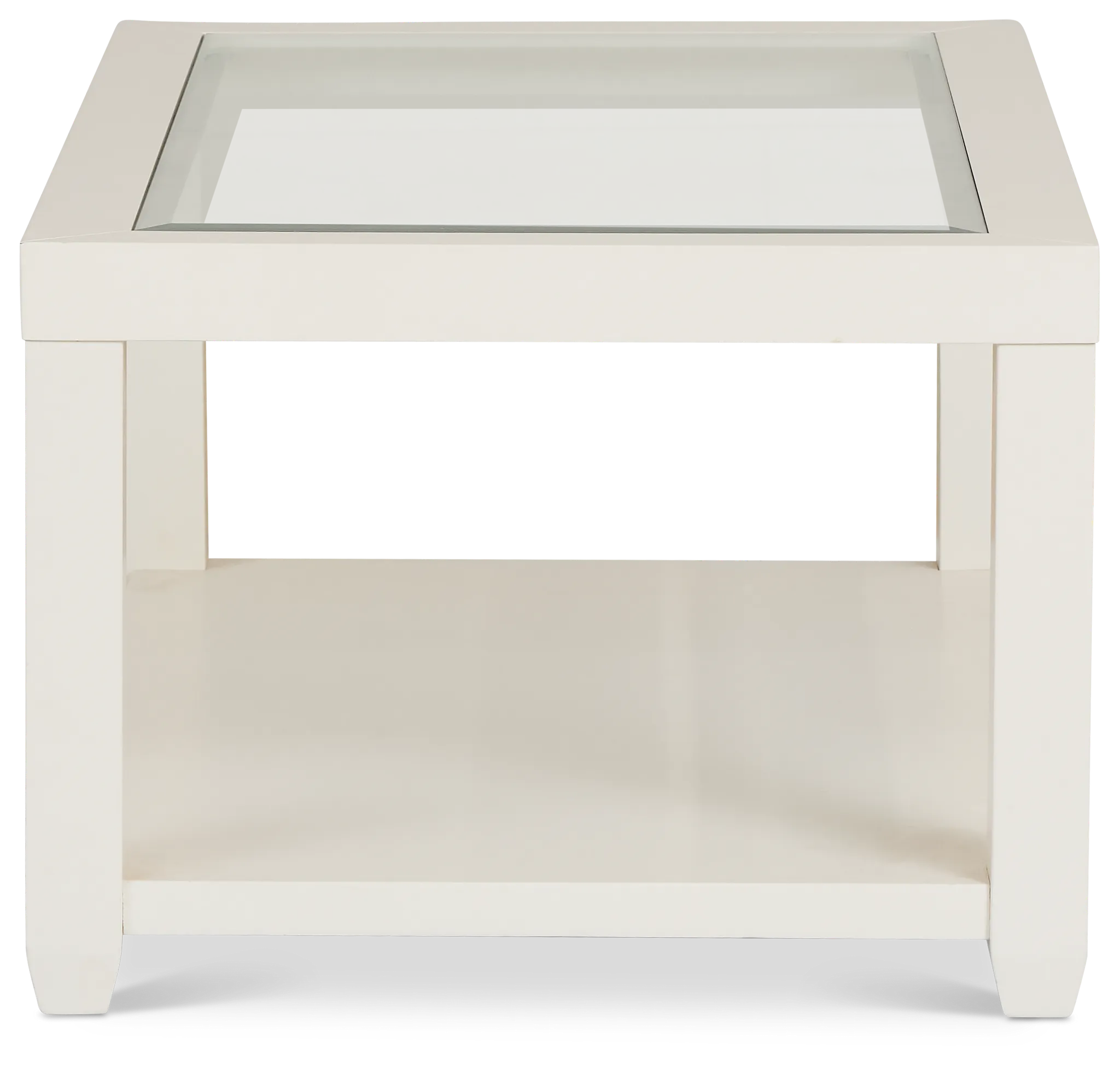 Hurley White Rectangular Coffee Table