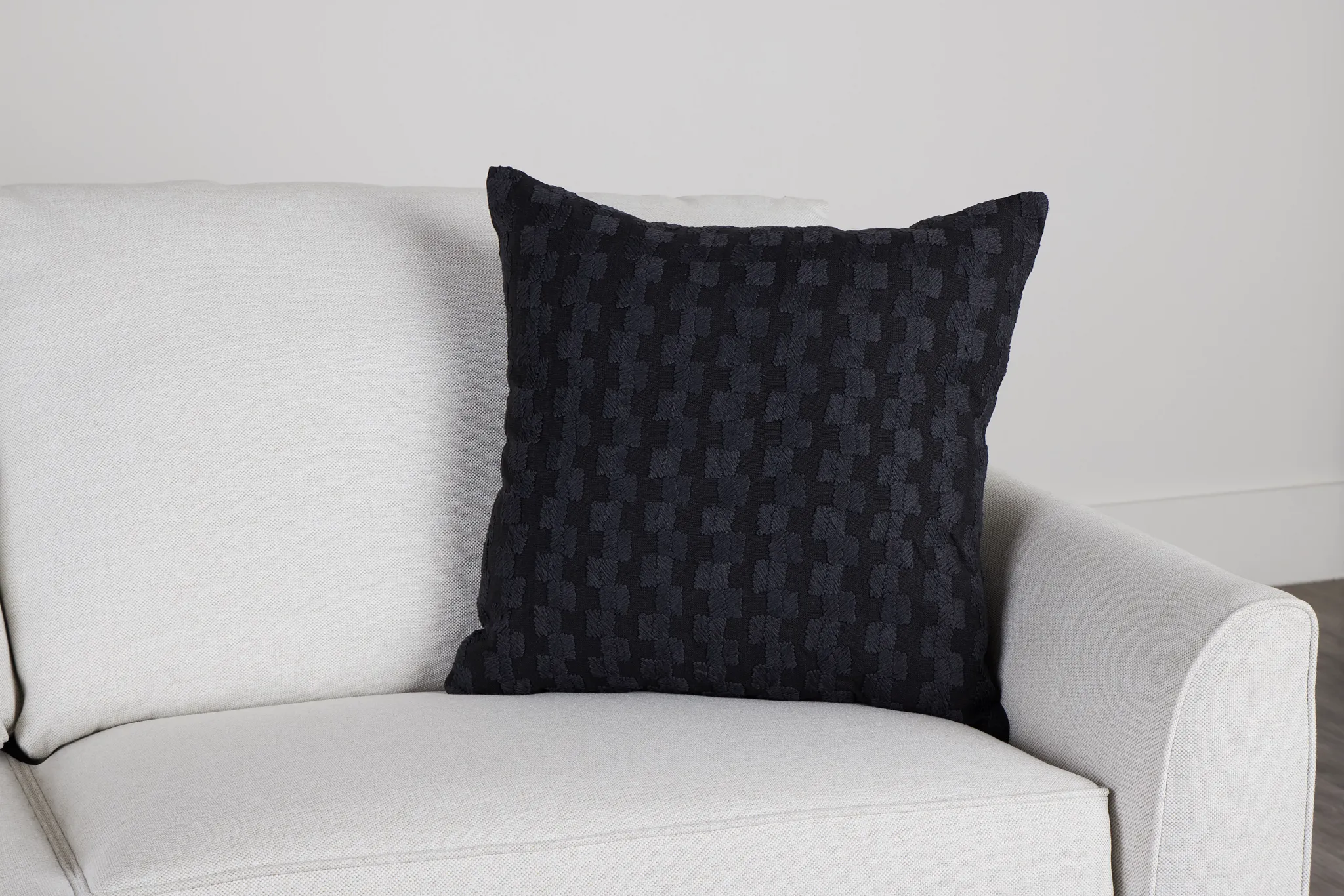 Risto Black Accent Pillow