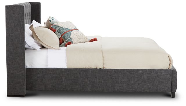 Chatham Dark Gray Low Platform Bed