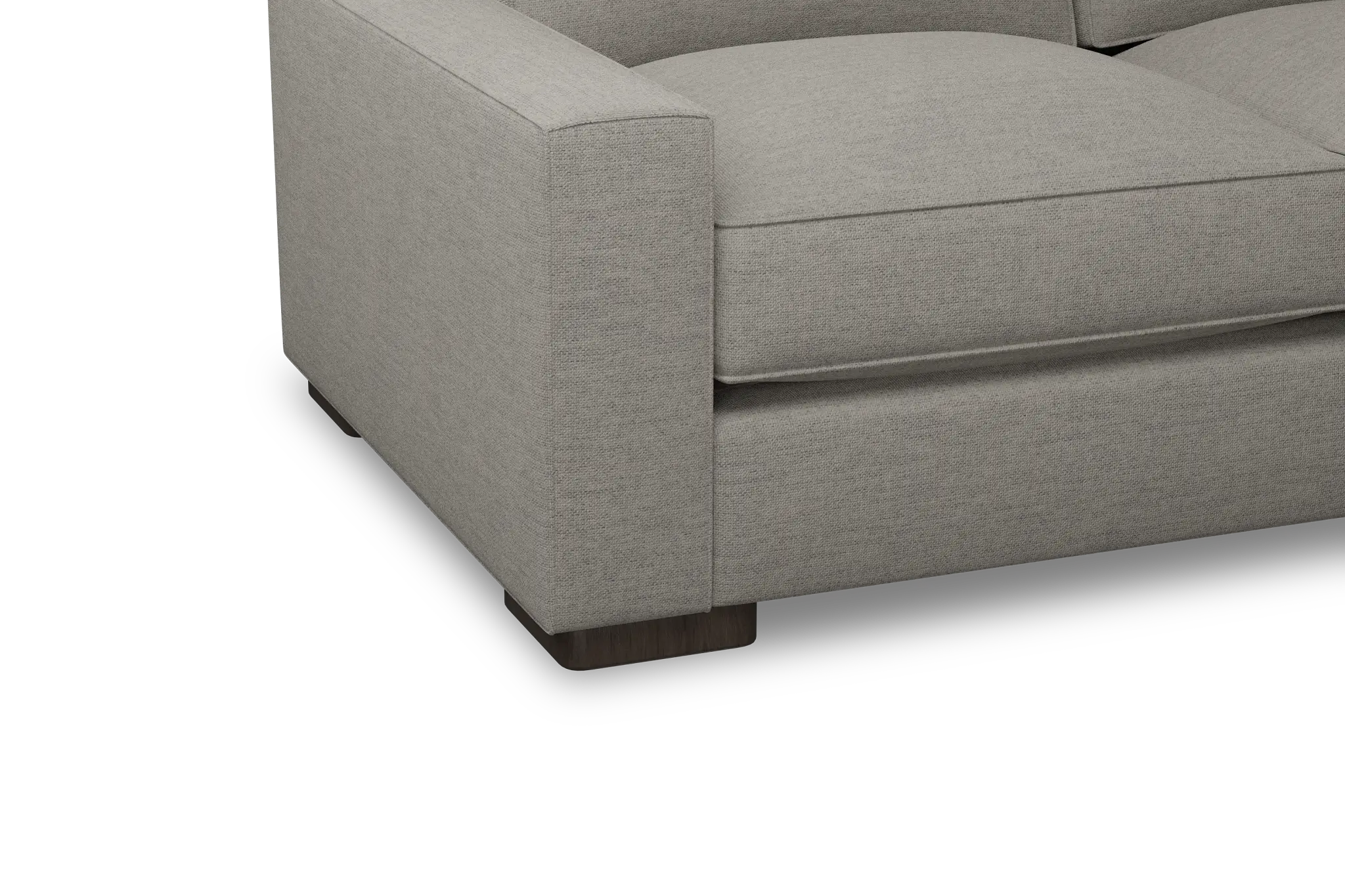 Edgewater Maguire Pewter Large Right Chaise Sectional Edgewater Maguire Pewter Large Right Chaise Sectional