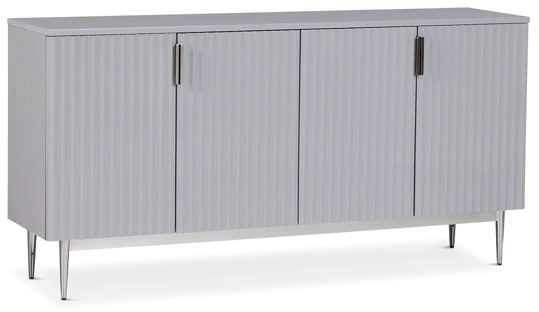 Surge Gray Four-door Cabinet