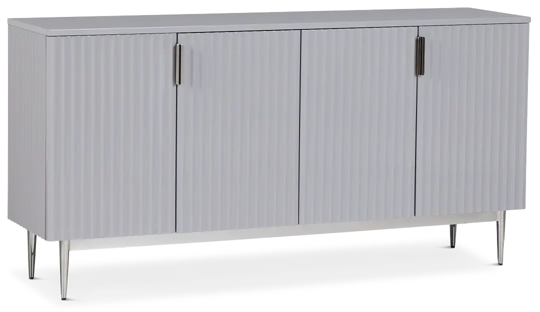 Surge Gray Four-door Cabinet Surge Gray Four-door Cabinet