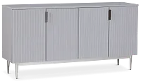 Surge Gray Four-door Cabinet