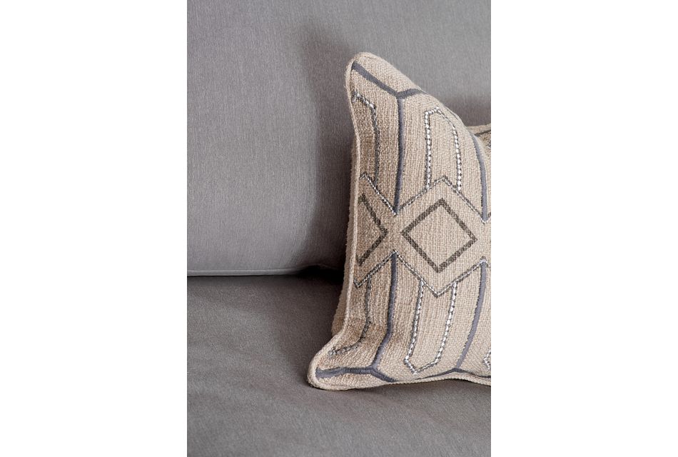 Nixon Light Gray Fabric Sofa