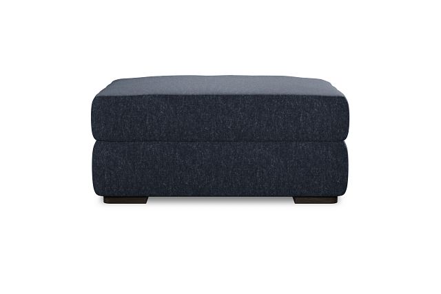 Edgewater Maguire Blue Ottoman