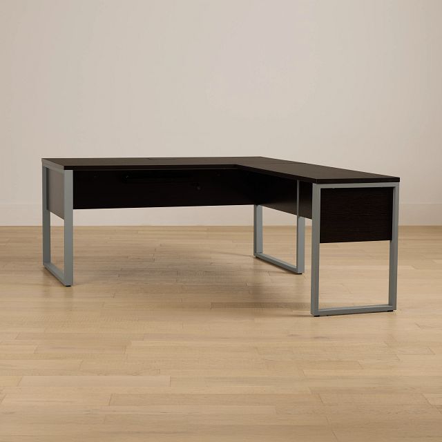 Clark Dark Tone 47" Return Desk