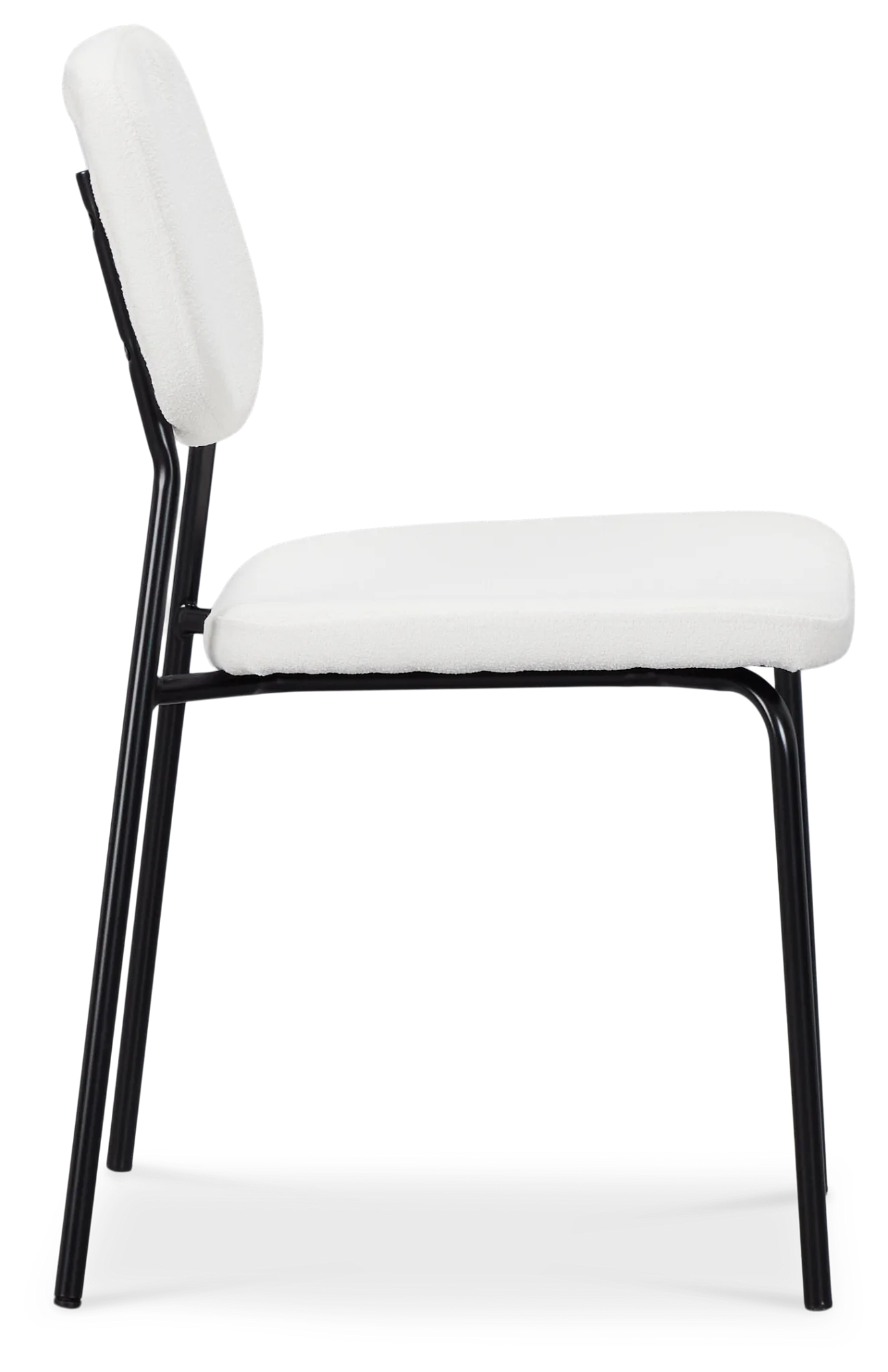 Andover White Upholstered Side Chair