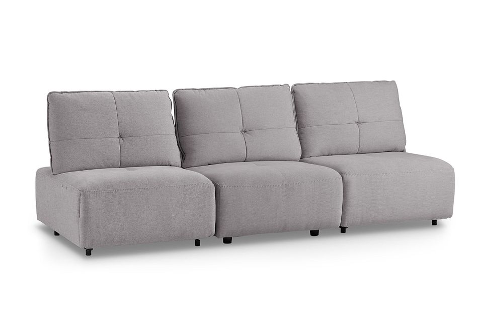 Trice Light Gray Fabric Sofa