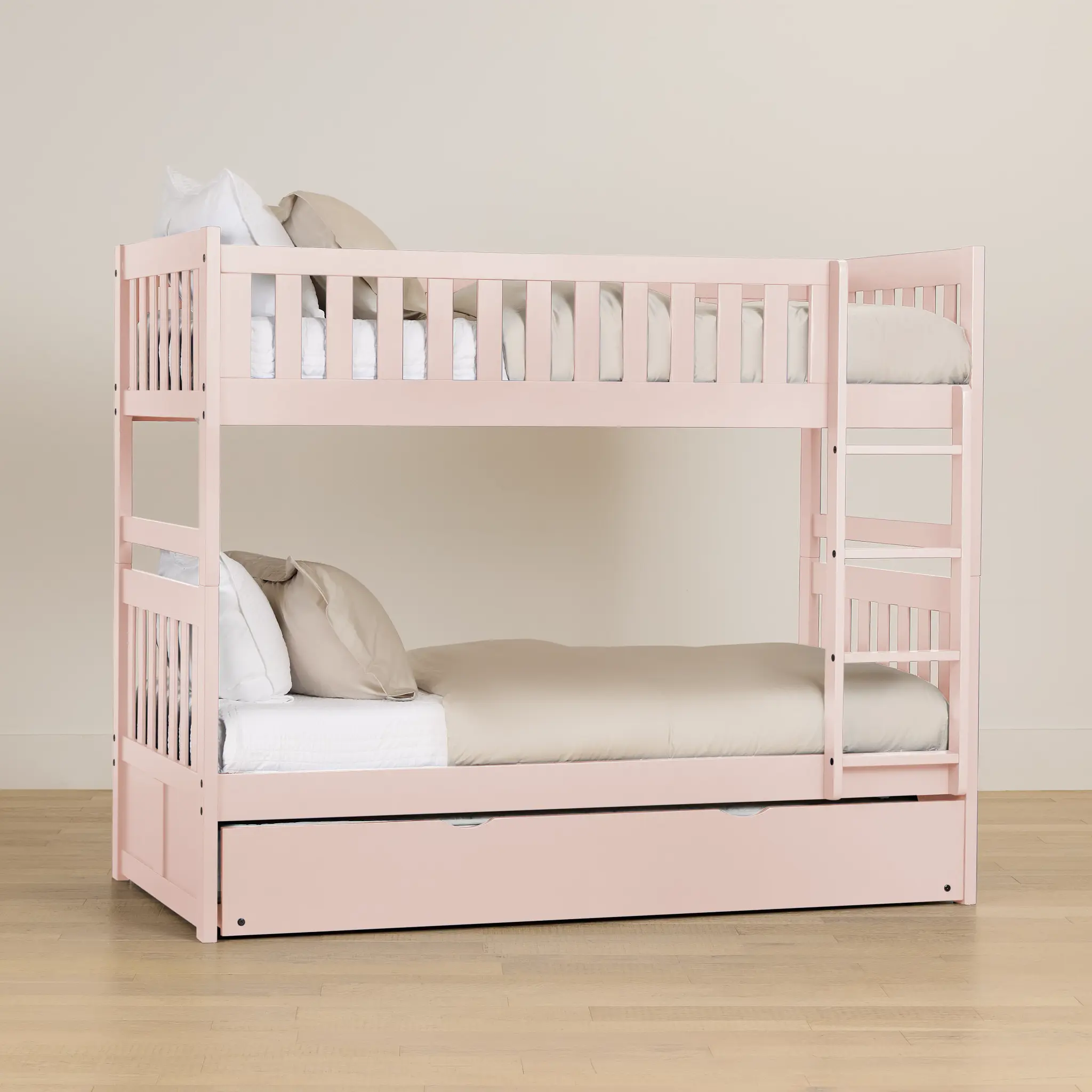 Charleston Pink Trundle Bunk Bed Charleston Pink Trundle Bunk Bed
