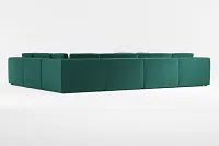Destin Joya Green Velvet 8-piece Modular Sectional